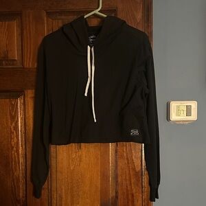 Grunt Style Black Cropped Hoodie
